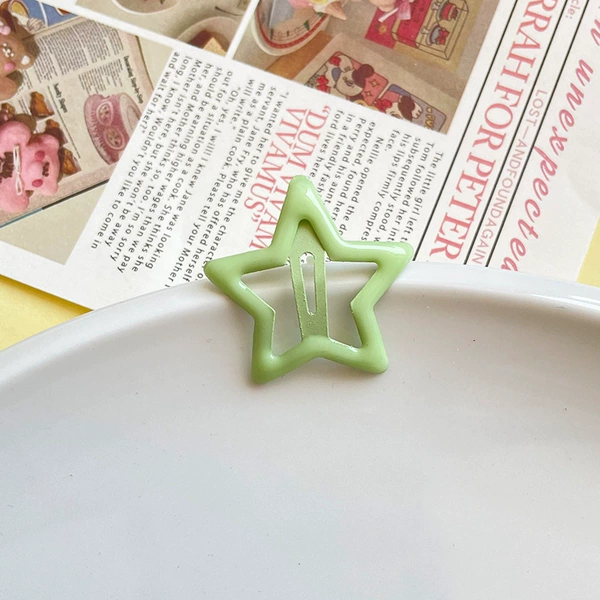 Stars-Light Green