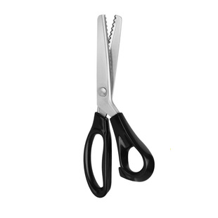 Stainless Steel Tailor's Special Overlock Seam-Free Sawtooth Triangular Wave Clothing Scissors Overlock Scissors Lace Scissors