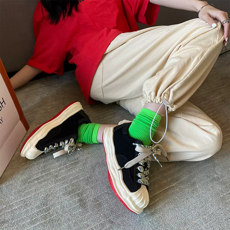 货号8817三原康裕溶解鞋ins小众设计厚底男鞋休闲运动鞋子男女潮