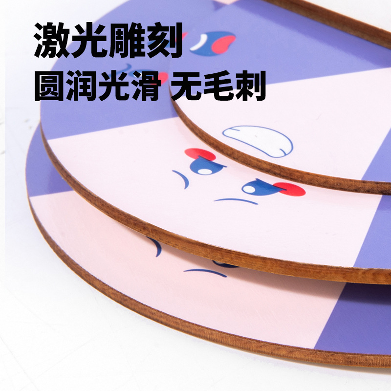 Juego de batalla de geometría de madera Puzzle para niños Montessori Educación temprana Emoji cara cambiante Juego de batalla de toallitas Juguetes divertidos