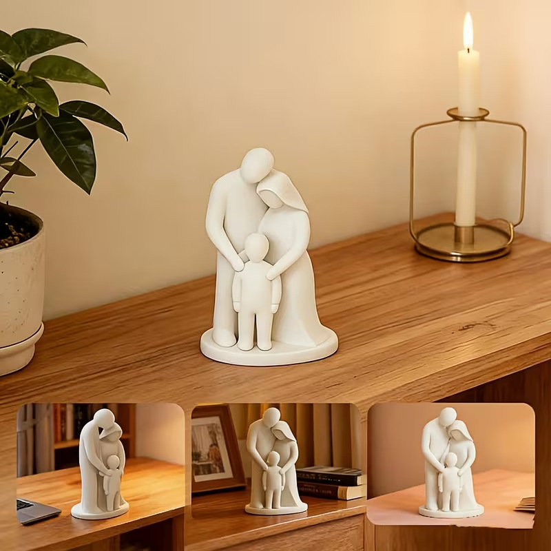 Cross-border new product: Creative home decor for a family of three, popular Father's Day gift Cross-border new product: Creative home decor for a family of three, popular Father's Day gift