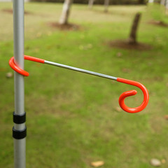 Outdoor camping light hook multifunctional creative pig tail portable S-shaped gas light hook anti-slip hanging clip storage hook