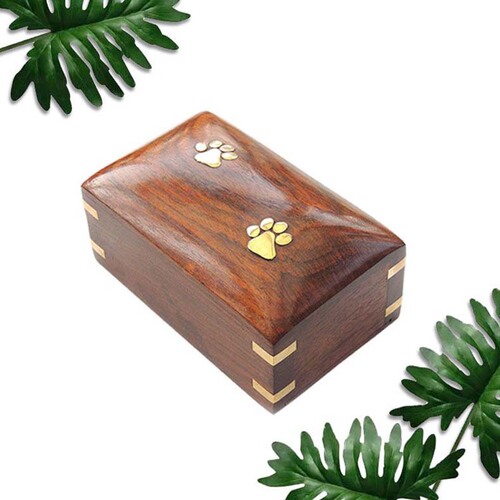 Pet Cremation Urn Manufacturer, Wooden Pet Cremation Urn for Cats and Dogs, Funeral Supplies Wholesale, Solid Wood Casket Box