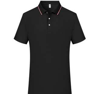 Summer Lapel Work Clothes Short-Sleeved Printed Logo Shirt Quick-Drying T-Shirt Advertising Shirt Factory Clothing