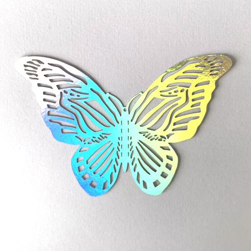 Amazon cross-border 3D hollow butterfly colorful simulated three-dimensional butterfly home decoration wall sticker