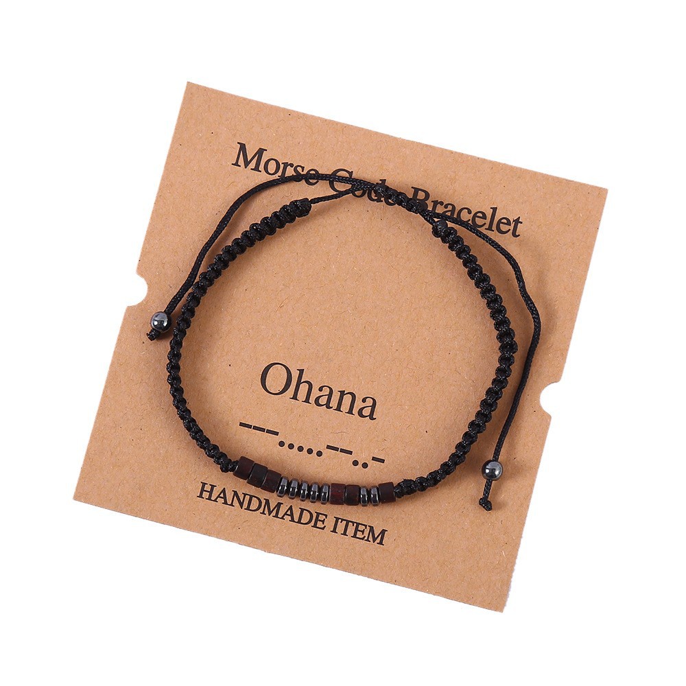 15g Weight Iron Stone Pendant Material Drawstring Bracelets Classification rope Chain Material 1 Piece Quantity Holiday, Daily Occasion rope, Iron Stone Material Geometric Pattern Unisex Gender Beaded, Braid Design Classic Style Style Classic Style Geometric Rope Iron Stone Wholesale Drawstring Bracelets 6