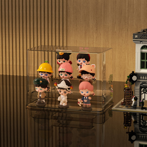 Bubble Mart Ono blind box display rack to store Lego ornaments and figures display cabinet transparent acrylic display box