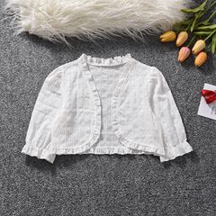 New Women and Children's Scarf Sun Protection, Versatile Thin Scarf, Children's Princess Cape, Air Conditioner Cardigan, Small Jacket, Spring and Summer Style