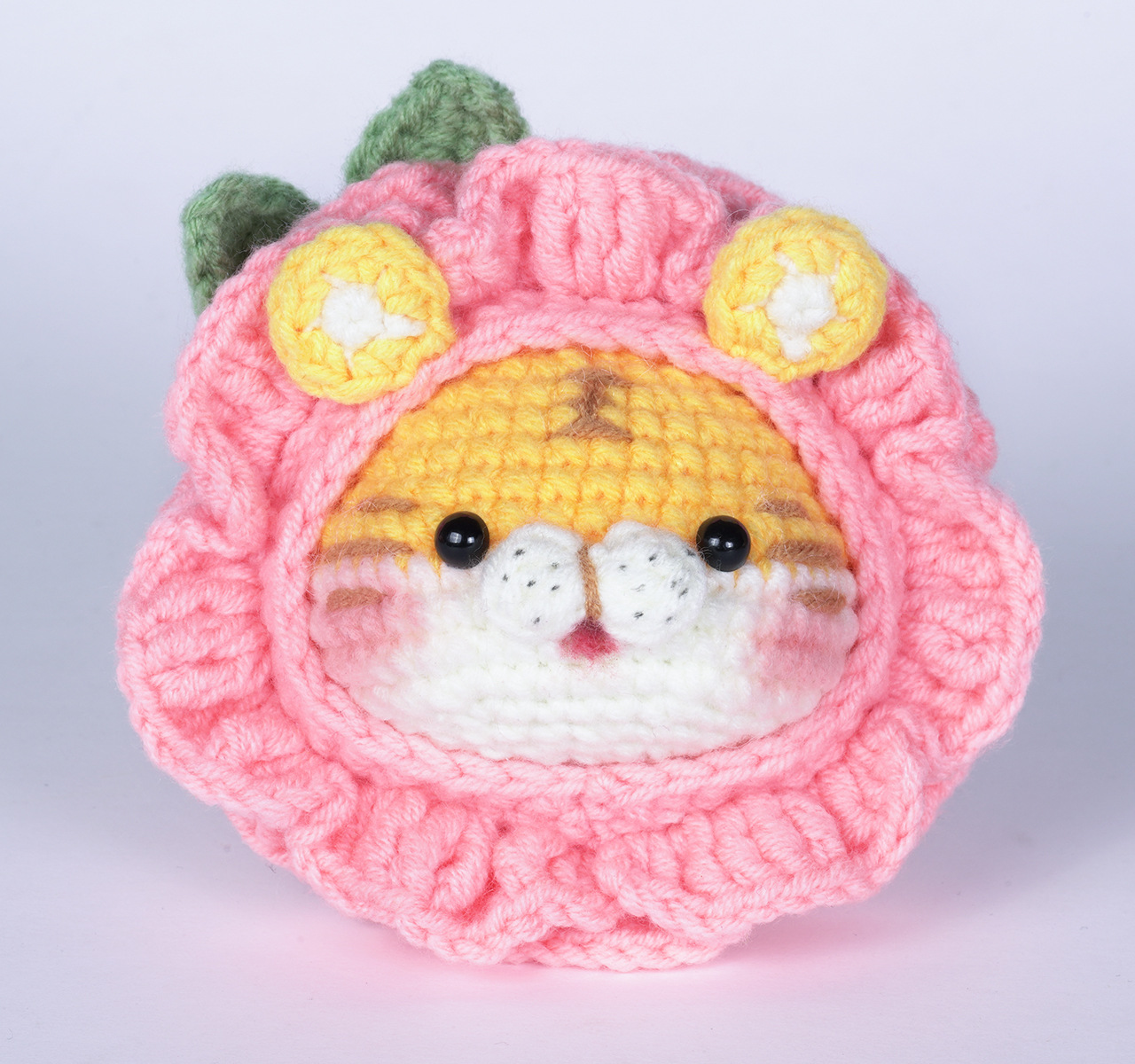 Manuel d'instructions en anglais Nouveau dessin animé fait à la main bricolage fil boule crochet matériel paquet tricot cadeau ornements_voghion.com