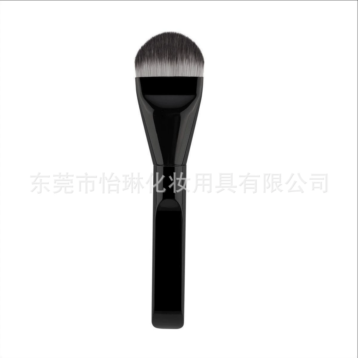 Foundation Brush, Ultra-Thin Soft Bristles, No-Trace Finish, 16 cm Compact Handle