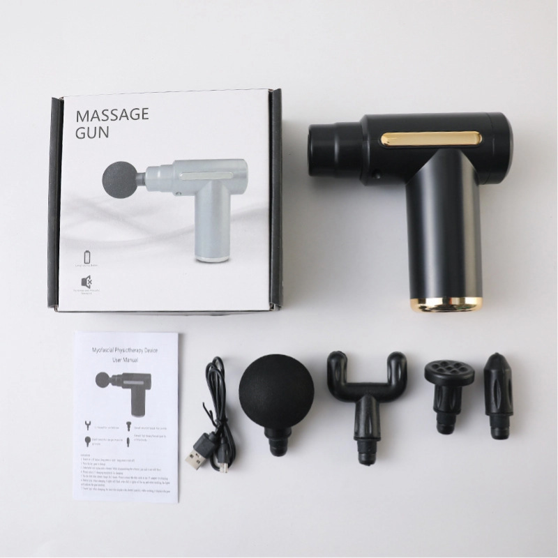 筋膜銃クロスボーダーアマゾン筋膜奪いミニ携帯フィットネス筋肉リラックス頚椎マッサージ器筋膜銃|undefined
