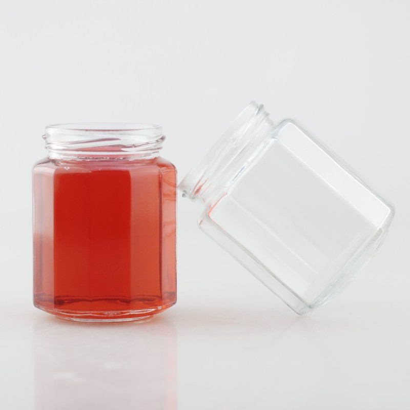 250ml酱菜玻璃瓶蜂蜜果酱瓶酱菜瓶辣椒酱瓶带盖密封玻璃罐 批发