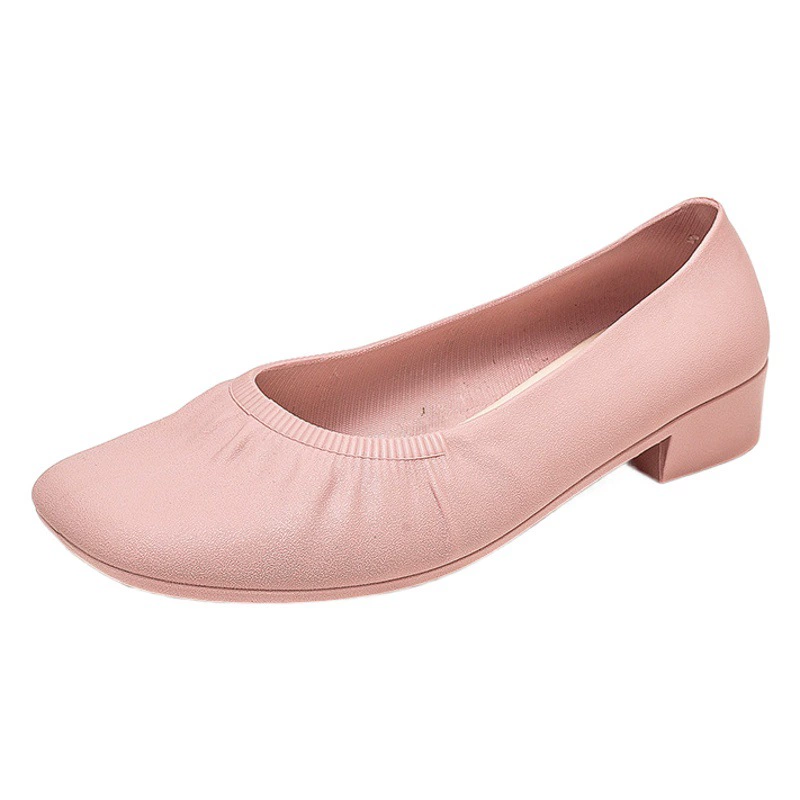 Новый стиль Универсальные сандалии с квадратным носком женская летняя модная верхняя одежда с мелким ртом и толстым каблуком женская обувь оптом с мягким дном Повседневная Внешняя торговля