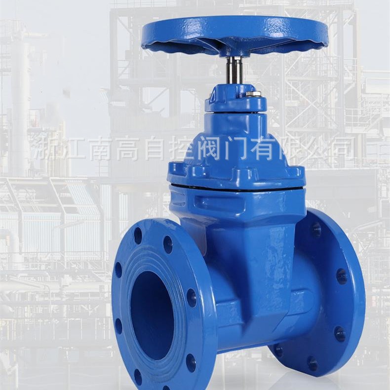 软密封闸阀Z45X-16Q 弹性座封闸阀dn100 法兰阀门南高阀门