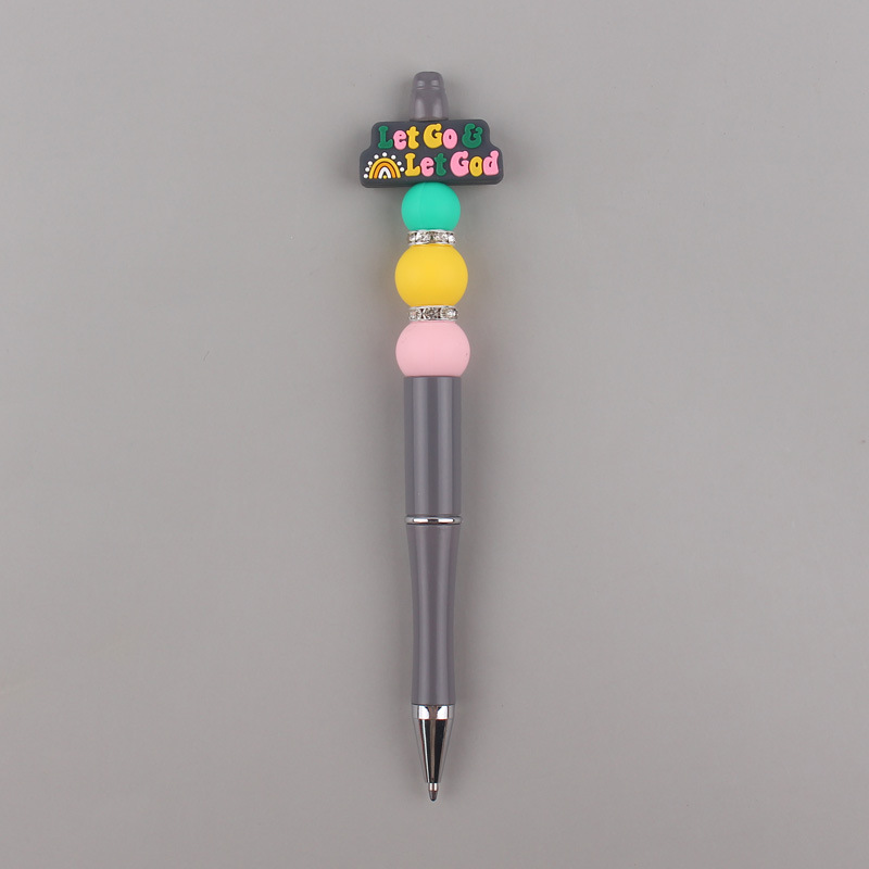 1 Piece Pumpkin Letter Flower Class Learning Plastic Casual Ballpoint Pen display picture 4