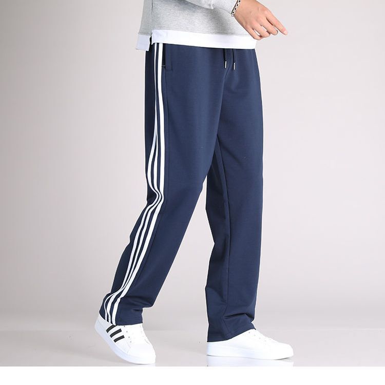 Men's Casual Pants Spring and Autumn Sports Pants 2025 New Men's Sweatpants Autumn Loose Sports Long Pants Thickened Fleece