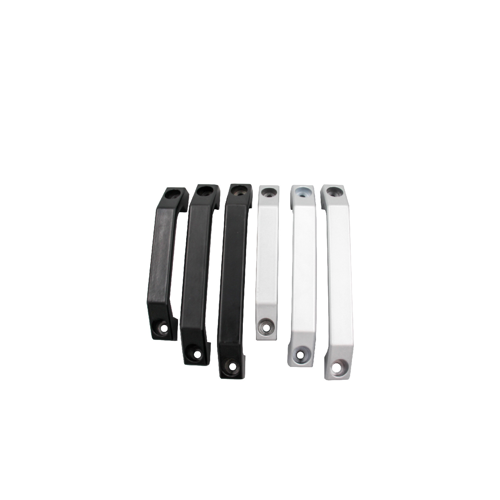 AW Anwang industrial de aleación de aluminio grueso manija de puerta de gabinete cuadrada LS520 manija de montaje industrial image 5