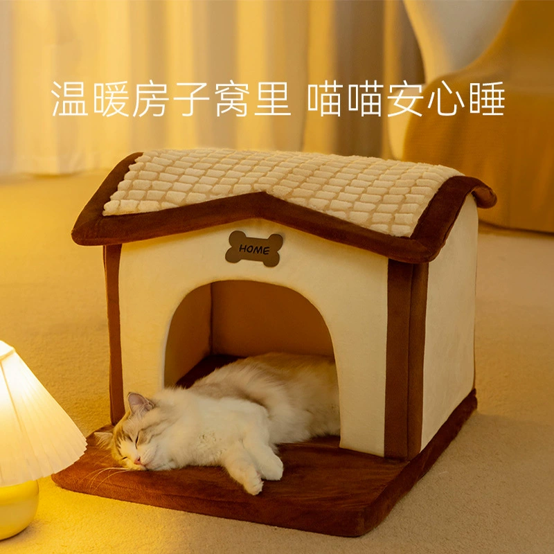 Теплая помета для кошек осенью и зимой