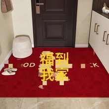 水晶绒地垫入户门耐脏家用进门除尘防滑垫2025新款门口易打理脚垫