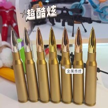 子弹笔巴雷特子弹造型圆珠笔创意仿真个性中性笔旋转式炫酷水性笔