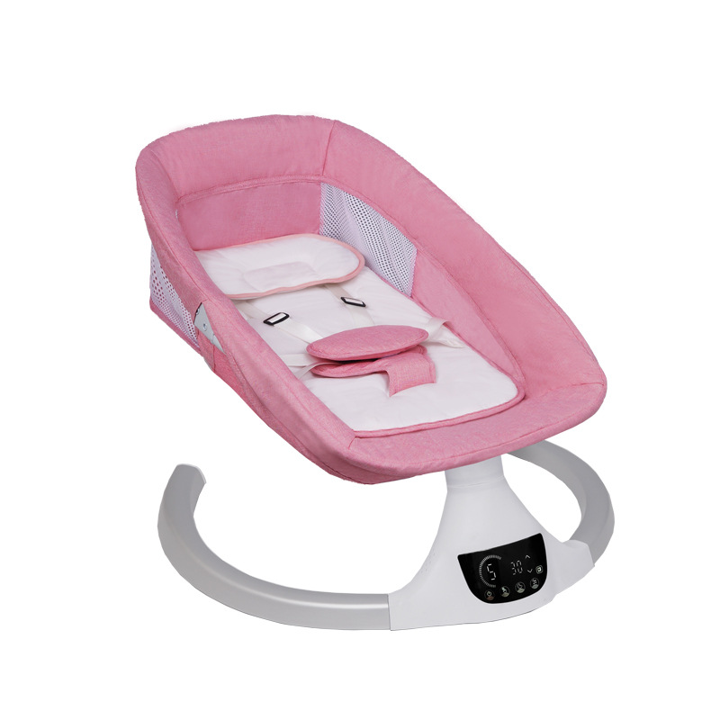 Bebé mecedora eléctrica mecedora cama fuente suministro directo de fábrica cuna transfronteriza coaxial bebé dormir recién nacido comodidad silla cuna