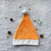 Yellow ball plush hat