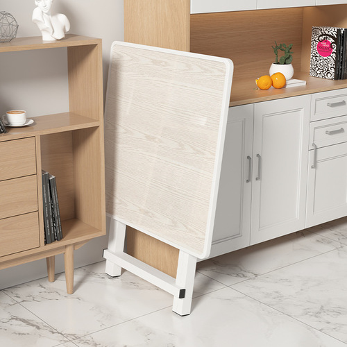 Folding table dining table for home use small apartment dining table for rent eating table stall portable square folding table