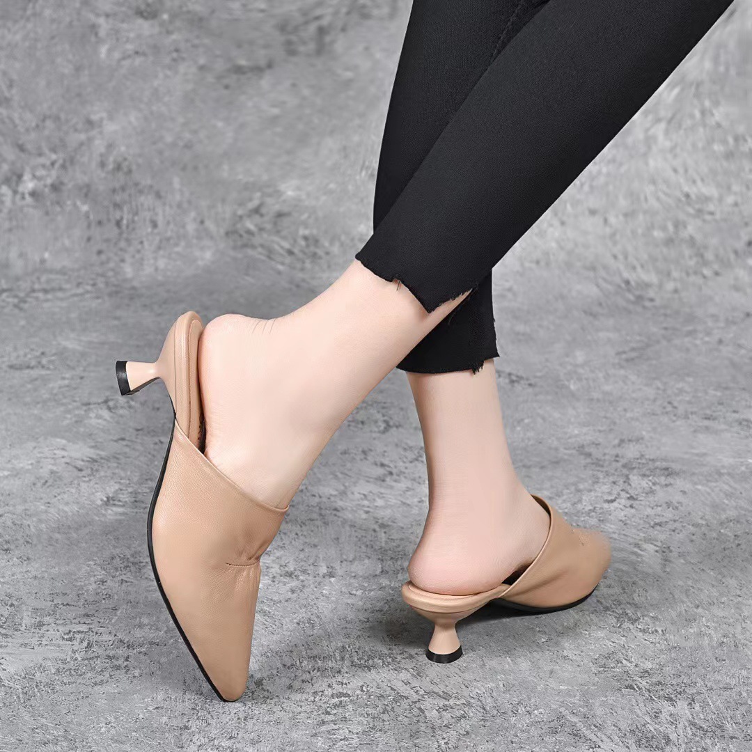 Gót nhọn màu Mơ (3 cm)