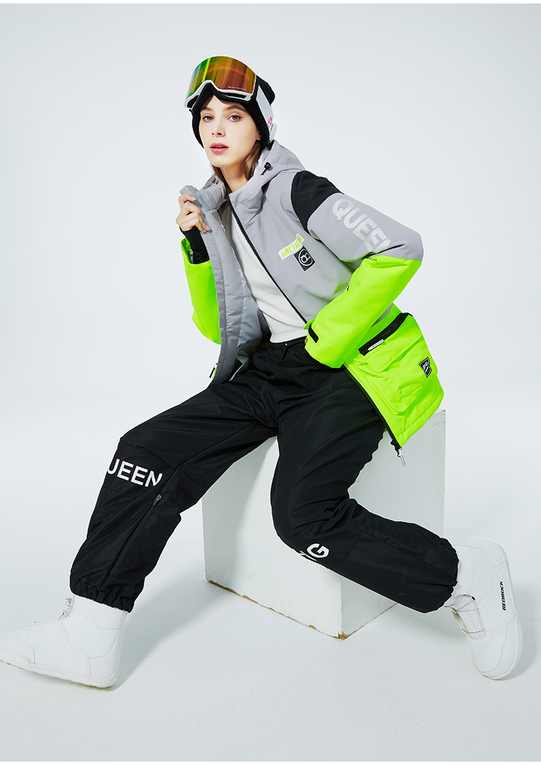 Men's Clothing Ski suit set for men and women couples warm and thick ski suit set single board double board ski suit_viptrois.com