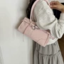 春季单肩小众手提波士顿包