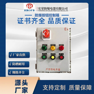 Hongrong Custom Explosion-Proof Lighting Power Distribution Box Manufacturers Supply Operation Box Overhaul Safety Explosion-Proof Control Box