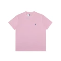 Cotton T-Shirt--Pink with Blue Logo