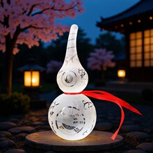 水晶葫芦风水摆件镇宅保平安客厅办公室装饰天然水晶工艺品批发