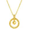 Retro advanced necklace, light luxury style, high-quality style, 750 sample gold, Birthday gift