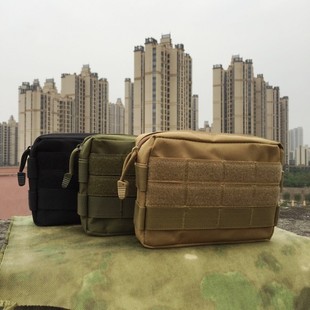 Outdoor Tactical Edc 600D Tool Bag Coin Purse Mobile Phone Bag Accessory Bag Commuter Bag 4X6 Small Square Bag