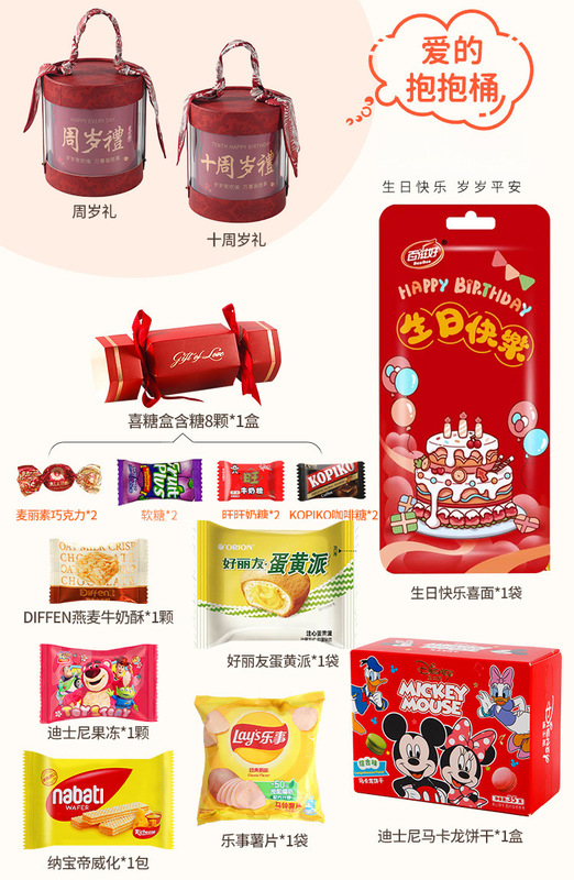 十岁生日伴手礼10岁十周岁礼盒成品回礼儿童宝宝生日回礼喜糖喜饼|undefined
