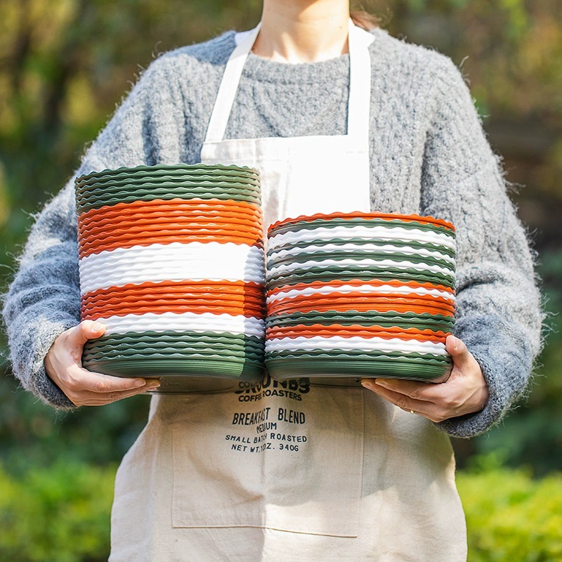 Поднос цветочного горшка пластиковый цветочный поднос утолщенный шасси коврик для прибора воды