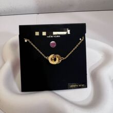 COA寇家双环C项链女轻奢小众高级感环环相扣锁骨链送闺蜜生日礼物