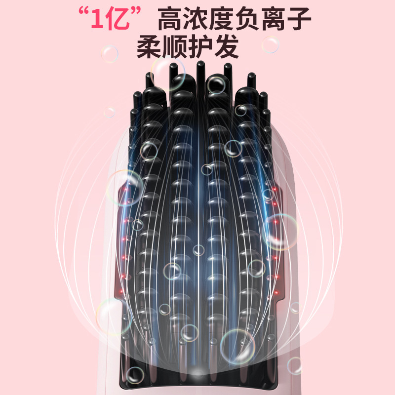 国境を越えたポータブル充電スタイリング外国貿易ヘアカーリングコームワイヤレスレイジーストレートヘアコームマイナスイオンヘアケアは髪を傷つけません|undefined
