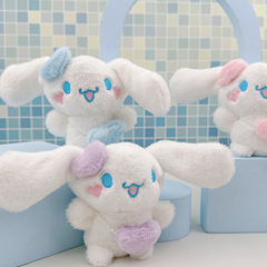 ぬいぐるみの玉桂犬のキーホルダーのおもちゃの卸売りの漫画のプレゼントの公仔のかわいい包みのペンダントのキーチェーンの小さい贈り物