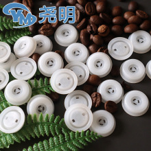 厂家直供 咖啡袋放气阀 包装袋塑料单向排气阀 咖啡豆单向透气阀