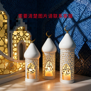 跨境中东阿拉伯节日灯笼风灯烛台摩洛哥家居氛围装饰灯工艺品摆件-阿里巴巴