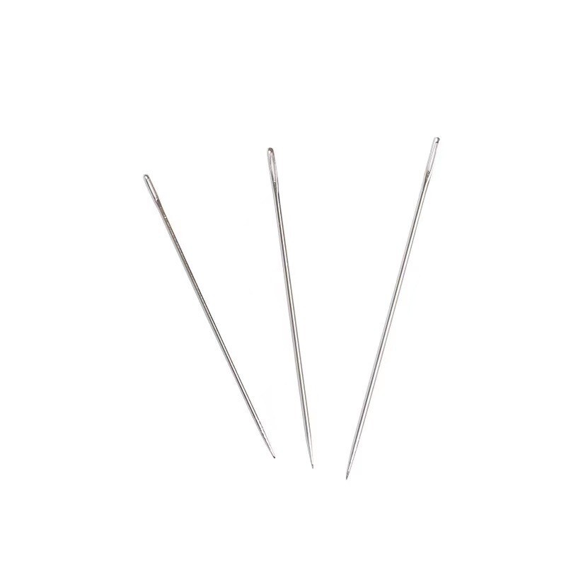 Stainless steel large-eye embroidered steel needle sewing clothes quilt tube needle hand sewing needle wholesale sewing needle handmade needle