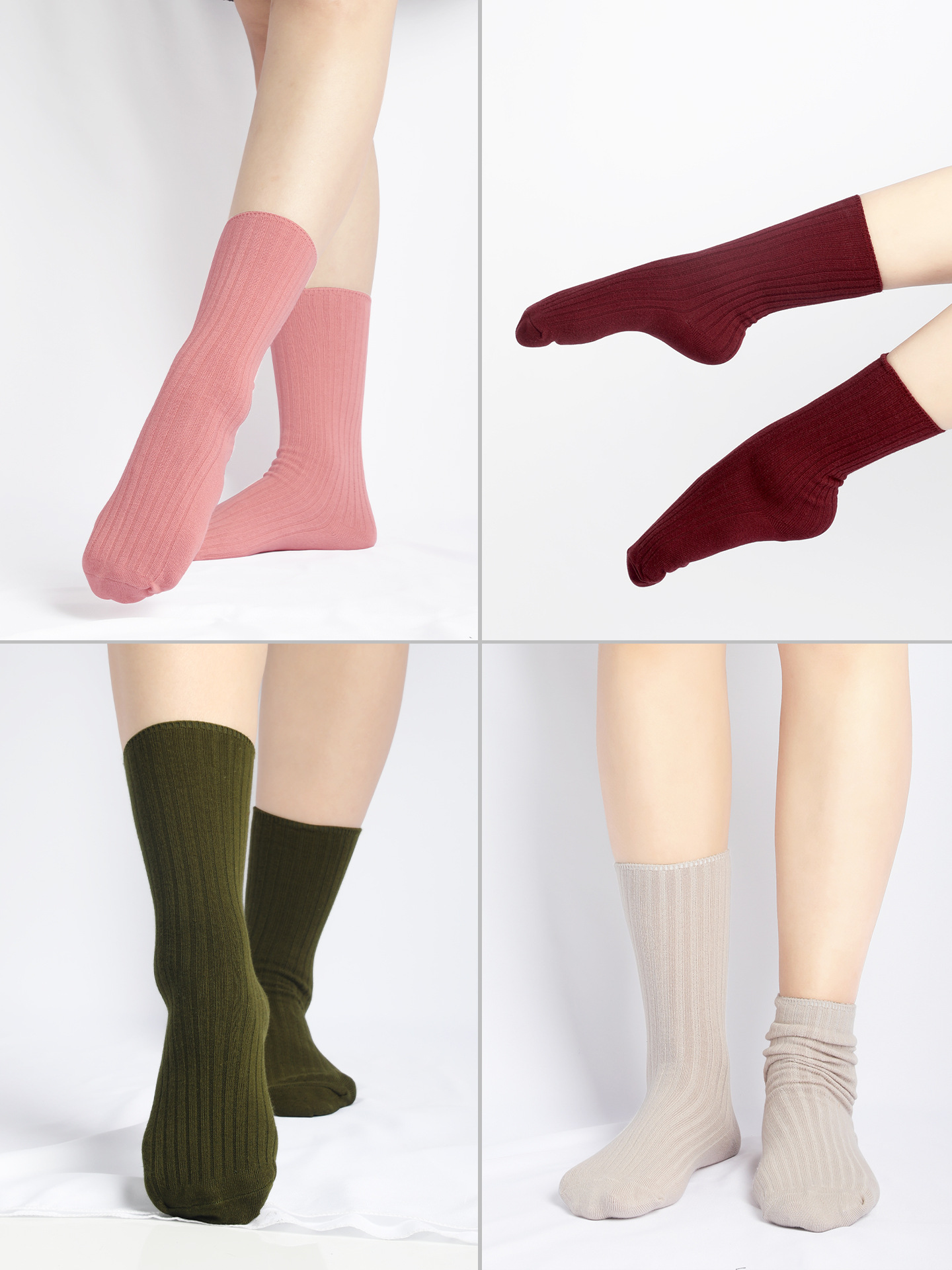 Suministro directo de fábrica de calcetines de baile modernos, calcetines de yoga para hombres y mujeres de interior de tubo medio, calcetines de algodón, calcetines de ejercicio clásicos, calcetines de ballet