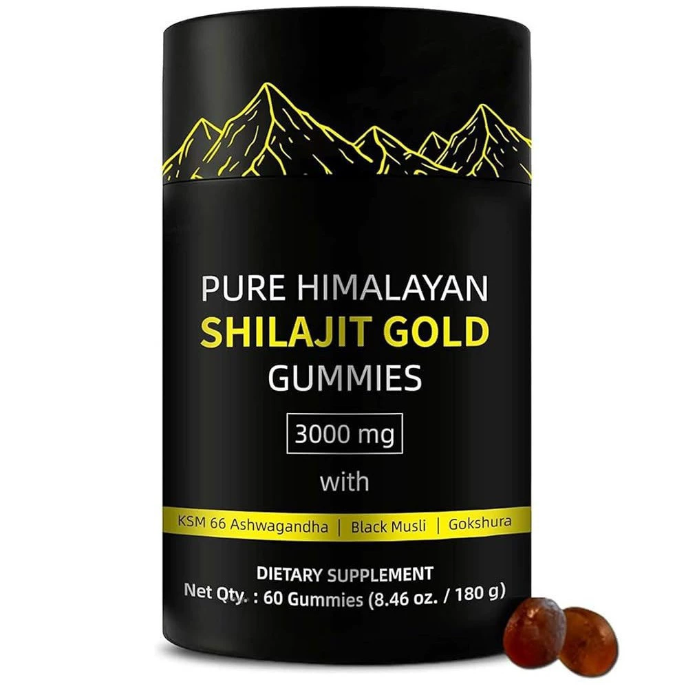 现货 Shilajit gummies cross-border foreign trade hot-selling source factory 60 capsules OE M