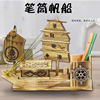 Wooden music music box, windmill toy, jewelry, decorations, Birthday gift, wholesale