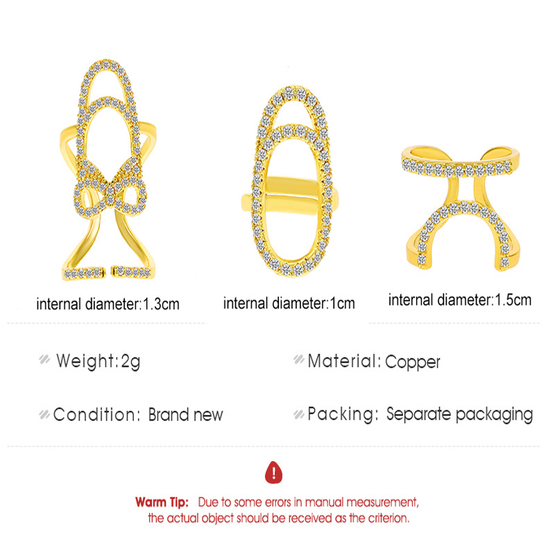 Nieuwe Zircon Inlayed Cap Voor Vrouwen, Gepersonaliseerd Temperament, Draag Afneembare Nagelring_voghion.com