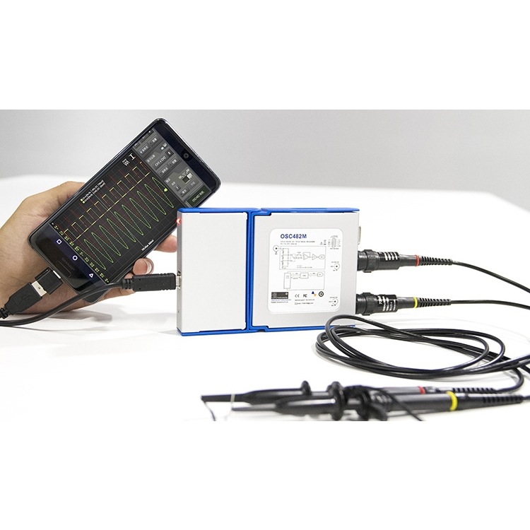 LOTO 安卓手机示波器 USB示波器 OSC482/M虚拟示波器/便携示波器