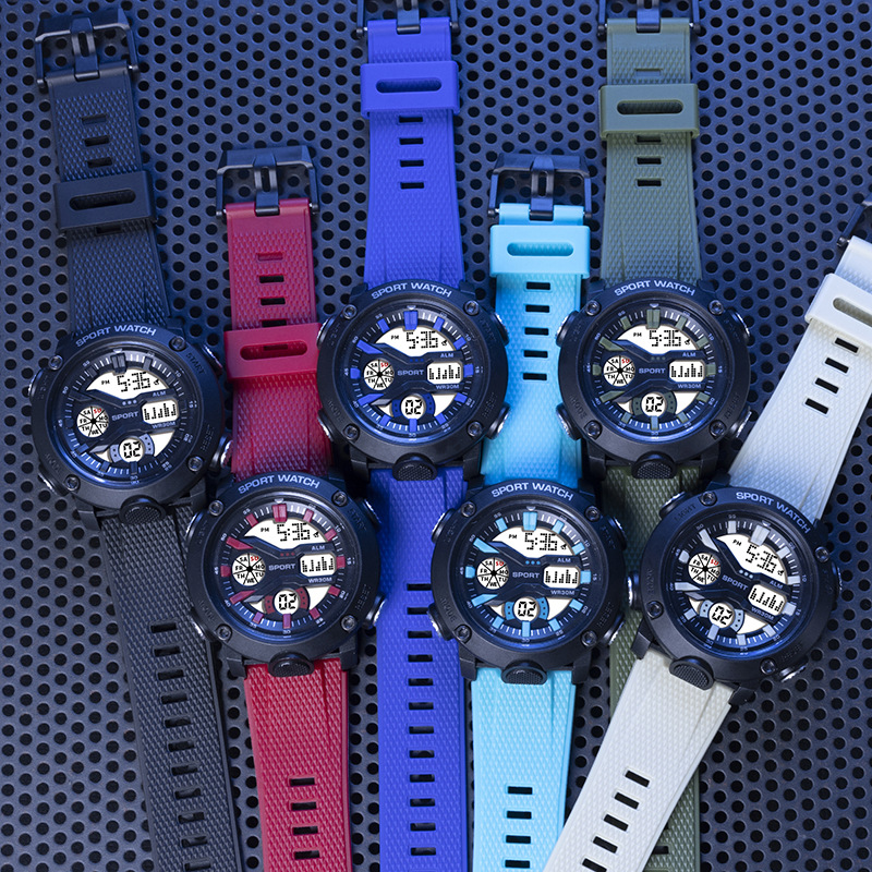 Nuevo estilo preppy reloj electrónico masculino y femenino estudiantes luminoso simple fresco reloj de alarma deportes fábrica pelo recto