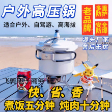 户外高压锅自驾游高海拔便携式折叠小型压力锅露营煮饭